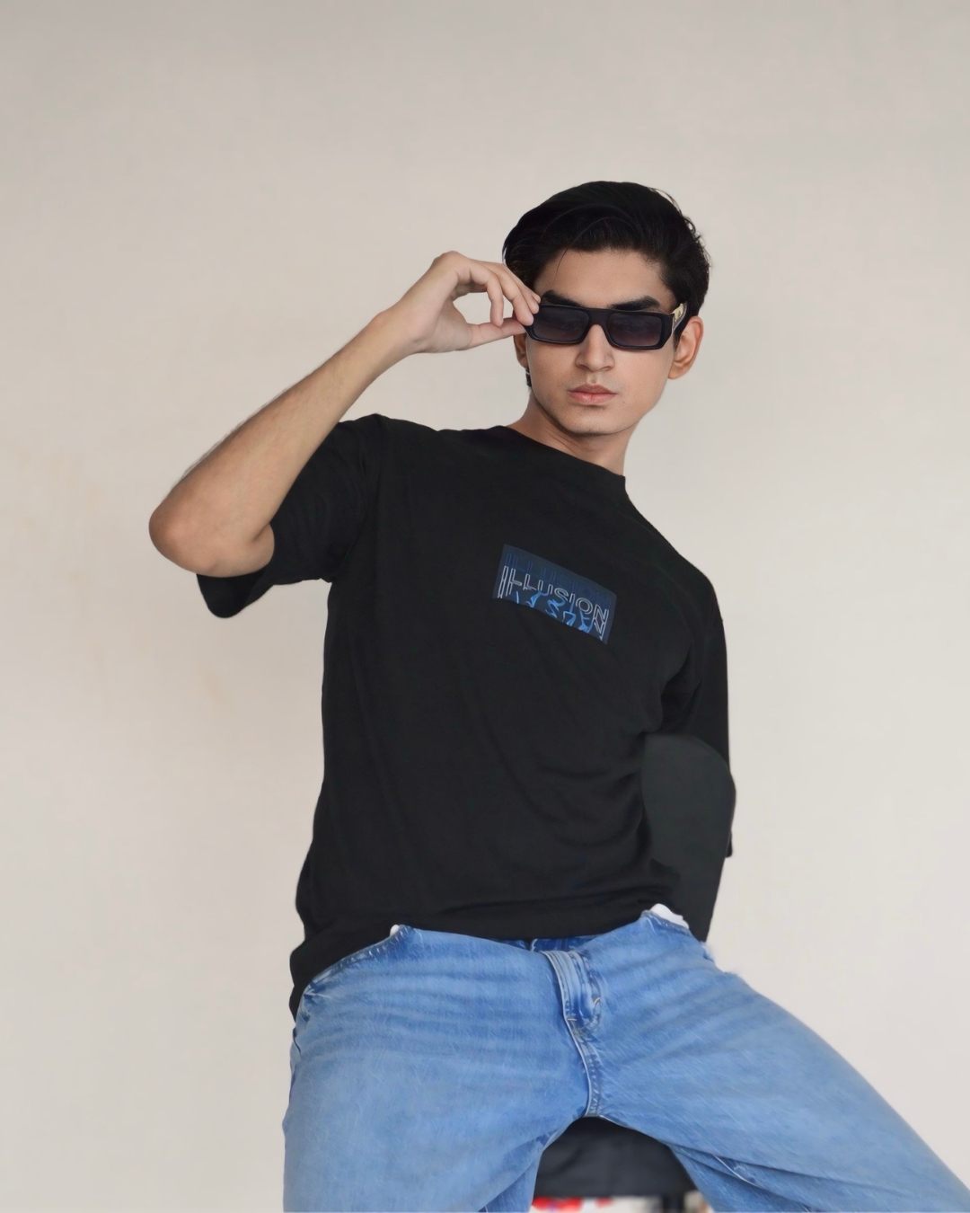 Illusion Block – Oversized Tee
