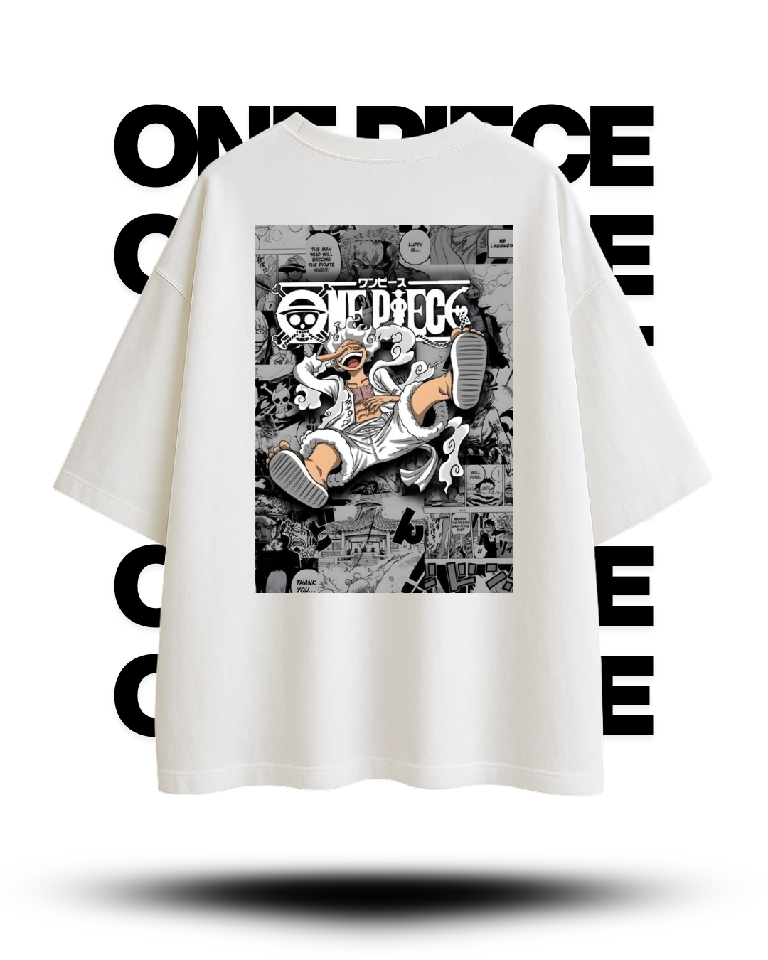 Manga Graphic Oversized Tee – Off White