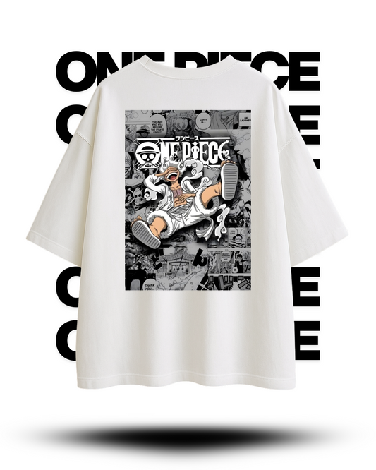 Manga Graphic Oversized Tee – Off White
